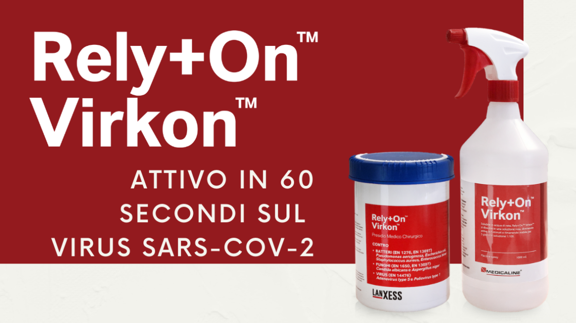 Rely+On Virkon scientificamente testato sul virus SARS-CoV-2