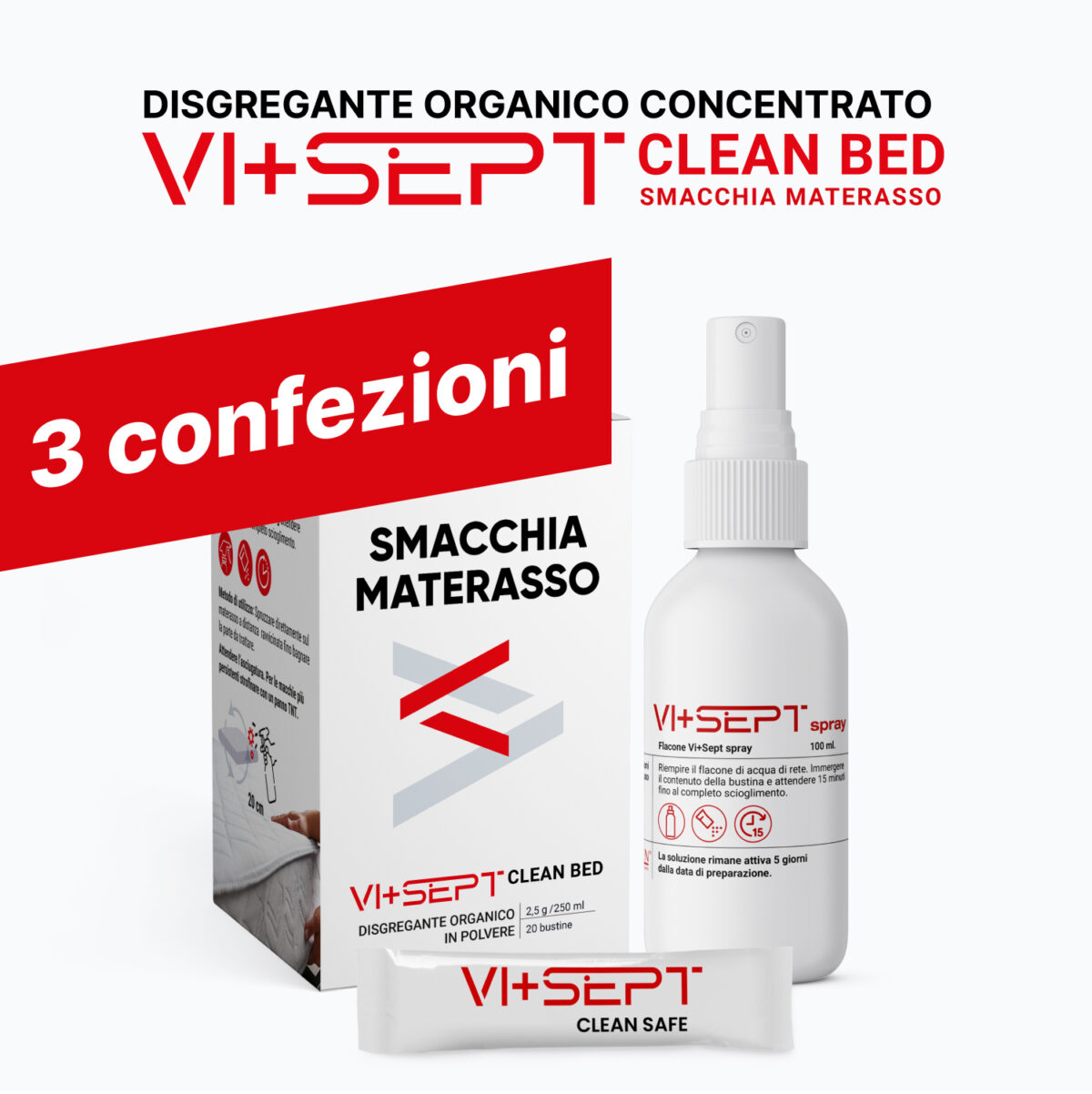 Promo 3 smacchia materasso