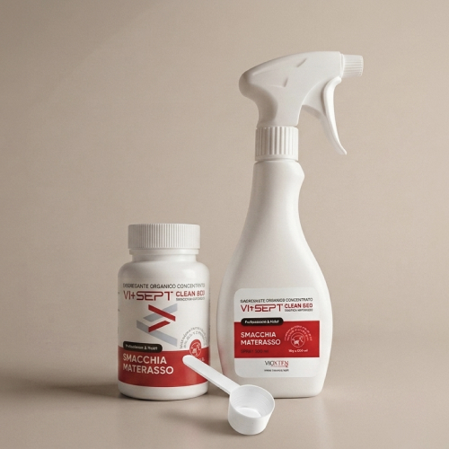 Vi+Sept Clean Bed Smacchia Materasso disgregante organico concentrato in polvere in formato 500g