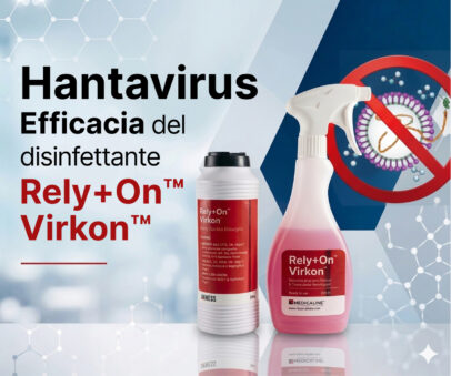 Hantavirus. Efficacia del disinfettante Rely+On™  Virkon™