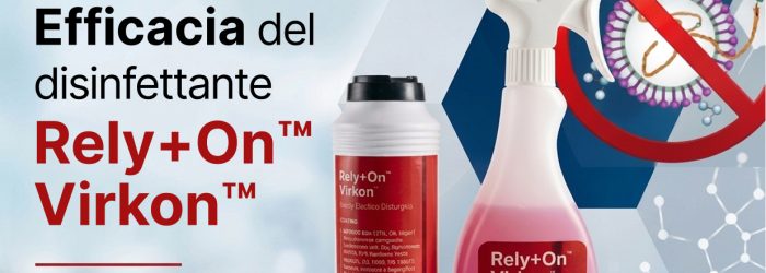 Hantavirus Efficacia del disinfettante Rely+On™ Virkon™